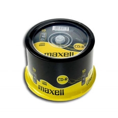 CD-R80 Maxell cake box wrapped, 700MB, 52X, 50 Б