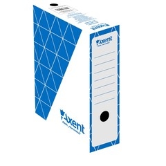 Архивна кутия картон Axent 350x255x100 mm Син